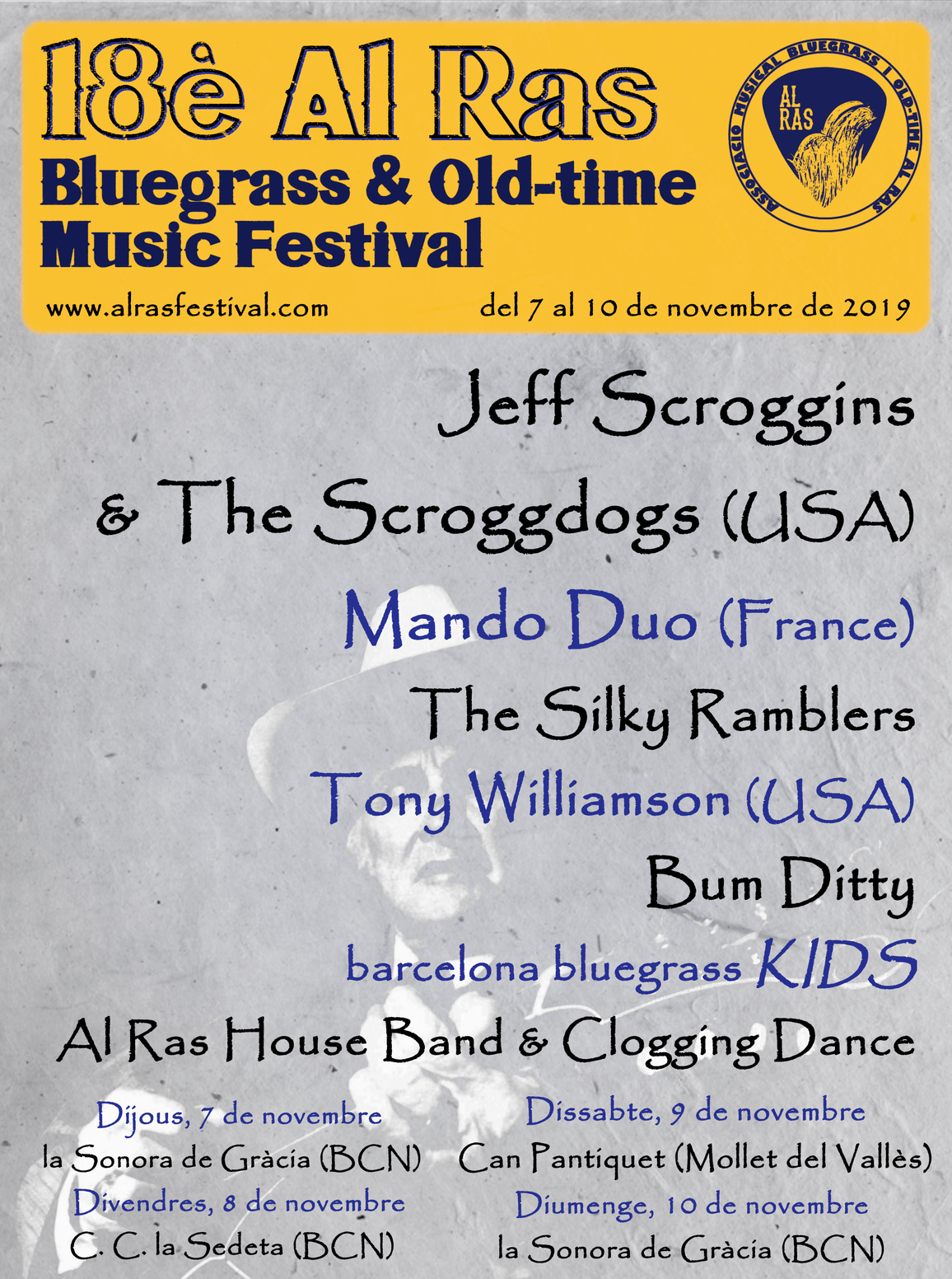 18è Al Ras Bluegrass &Old time Music Festival